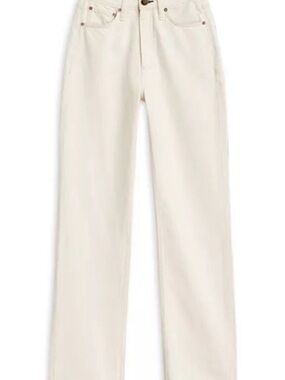 rag & bone Off-White Button-Fly Jeans